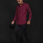 corian Lenin Striped shirts - MAROON